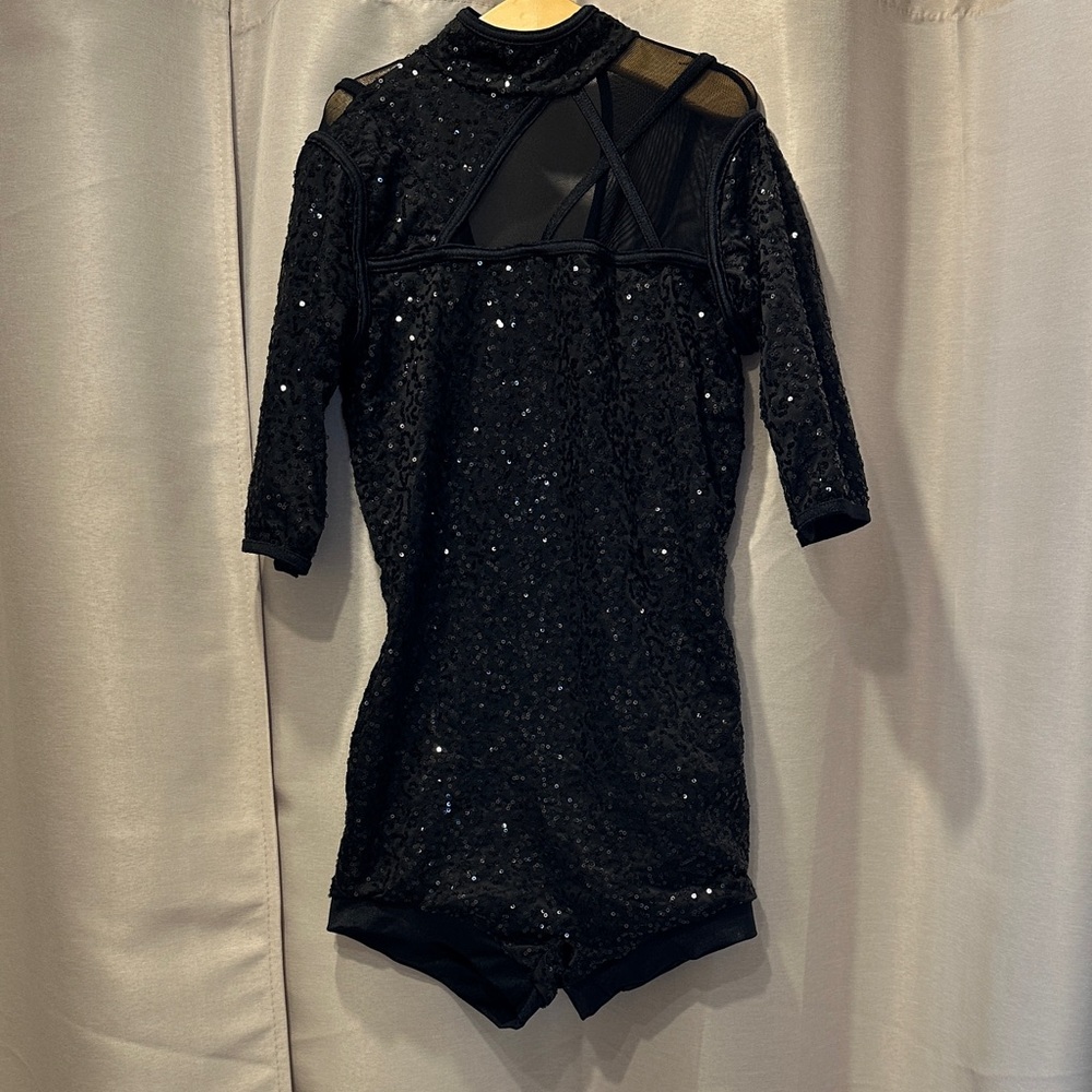 Weissman Black Sequin Dress
